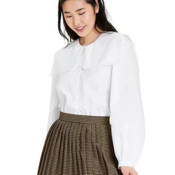 Sandy Liang x Target | NWT Oversized Square Collared Blouse | Size 2X - Picture 1 of 8